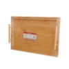 Bandeja bambu c alca 40x27cm