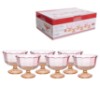 Taca s/mesa peach dc 400ml 6pc