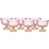 Taca s/mesa peach dc 400ml 6pc