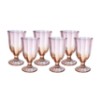 Taca ag/vi peach dc 340ml 6pc