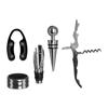 Kit acessorios p/ vinho livro