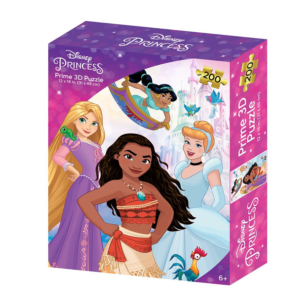 Quebra Cabeça 3D Disney Princesas com 200 Peças Multikids - BR1315