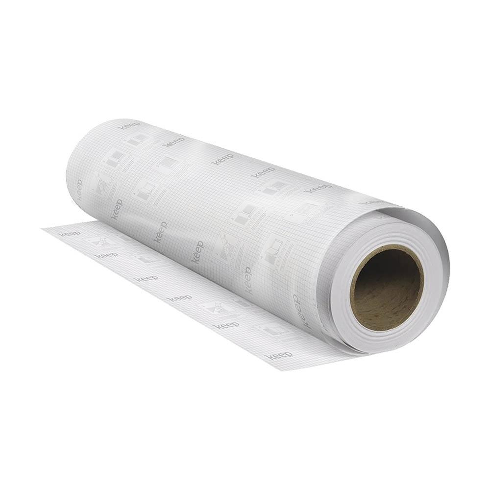 Plastico adesivo transparente 0.05 mm PVC - 45cmx10m - EI065