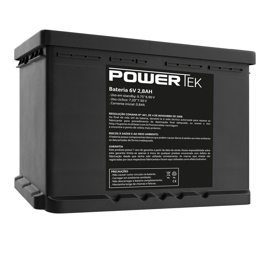 Bateria Powertek 6V 2,8Ah - EN002
