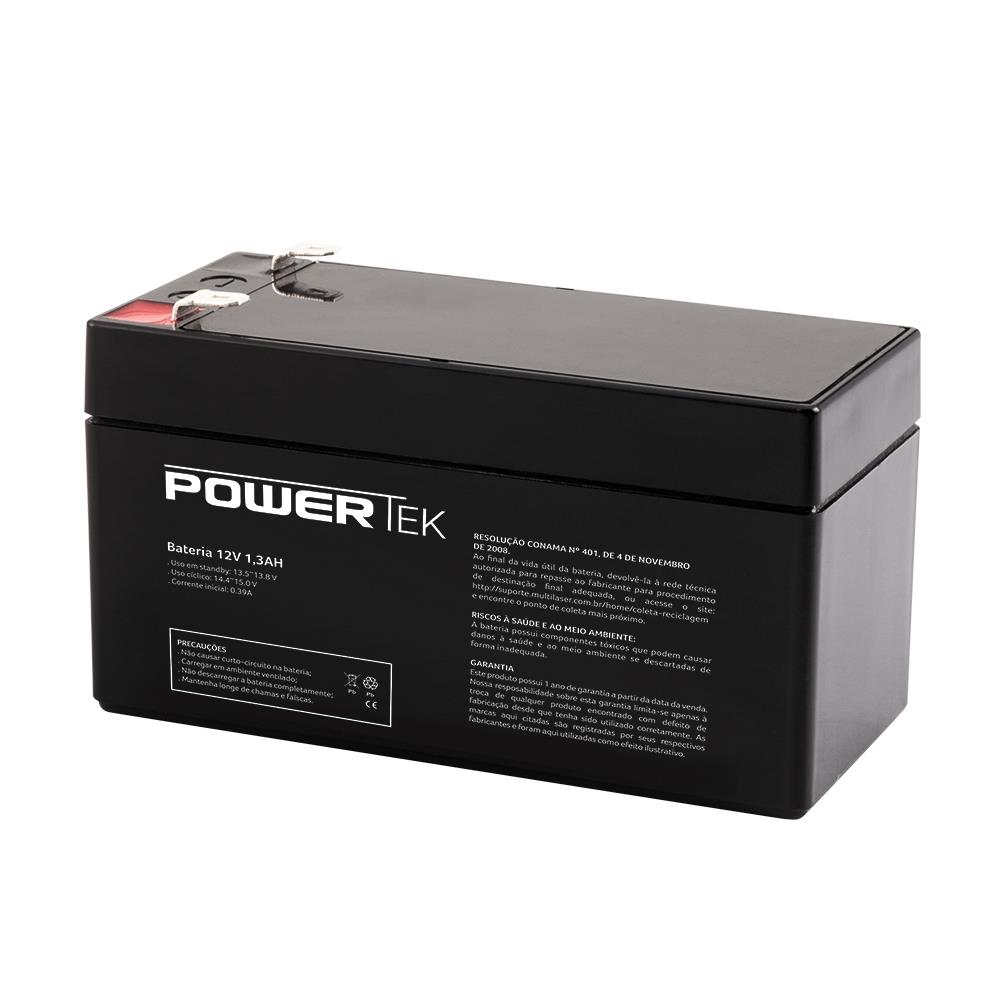 Bateria Powertek 12V 1,3Ah - EN006