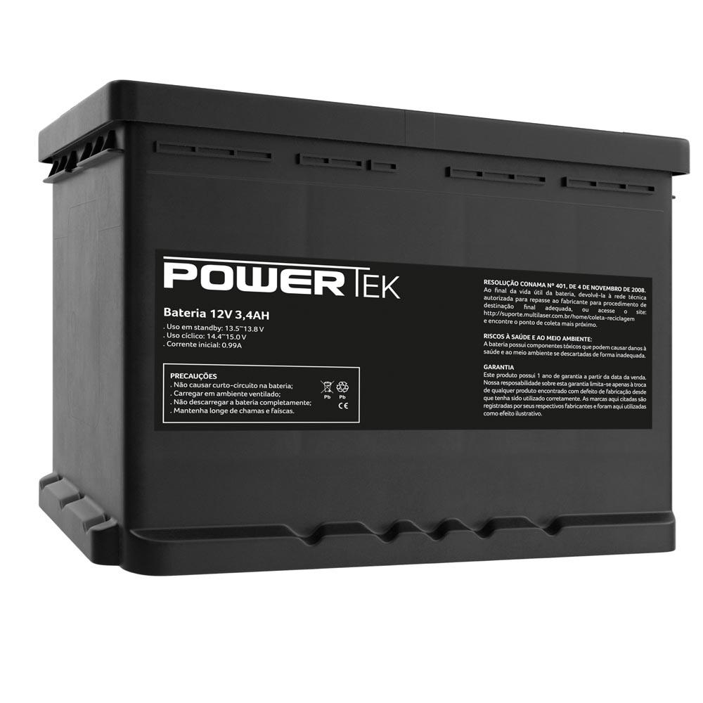 Bateria Powertek 12V 3,4Ah - EN008