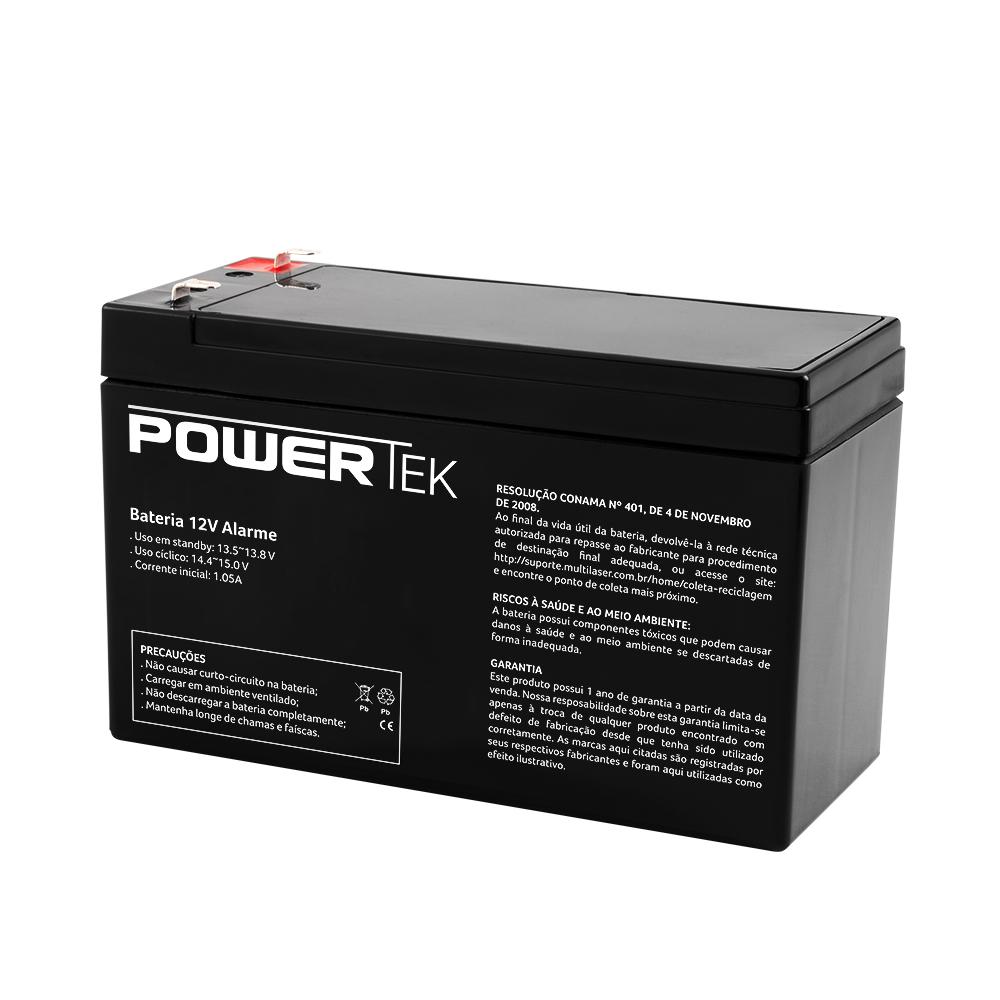 Bateria 12V Alarme Powertek - EN011
