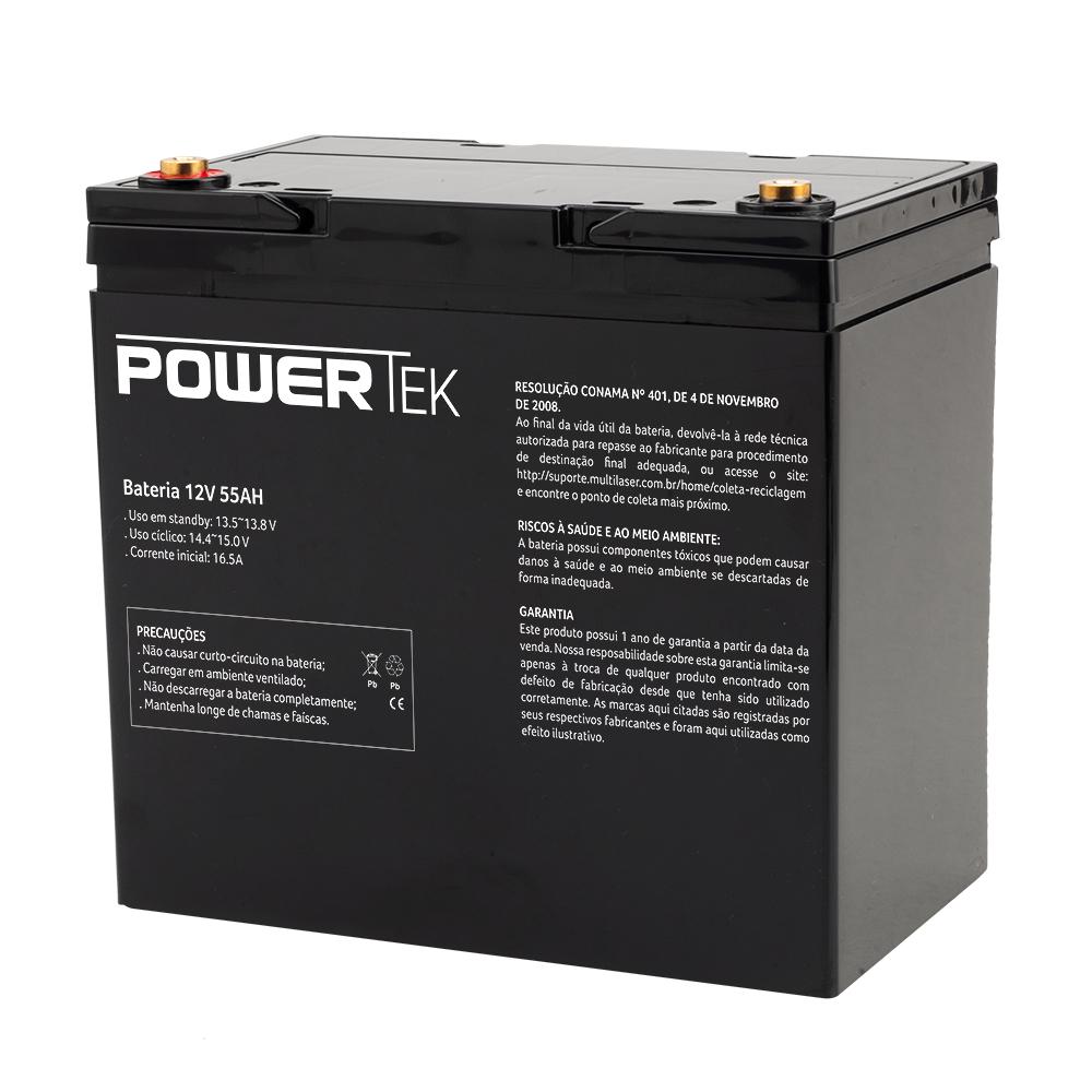 Bateria Powertek 12v 55AH - EN023