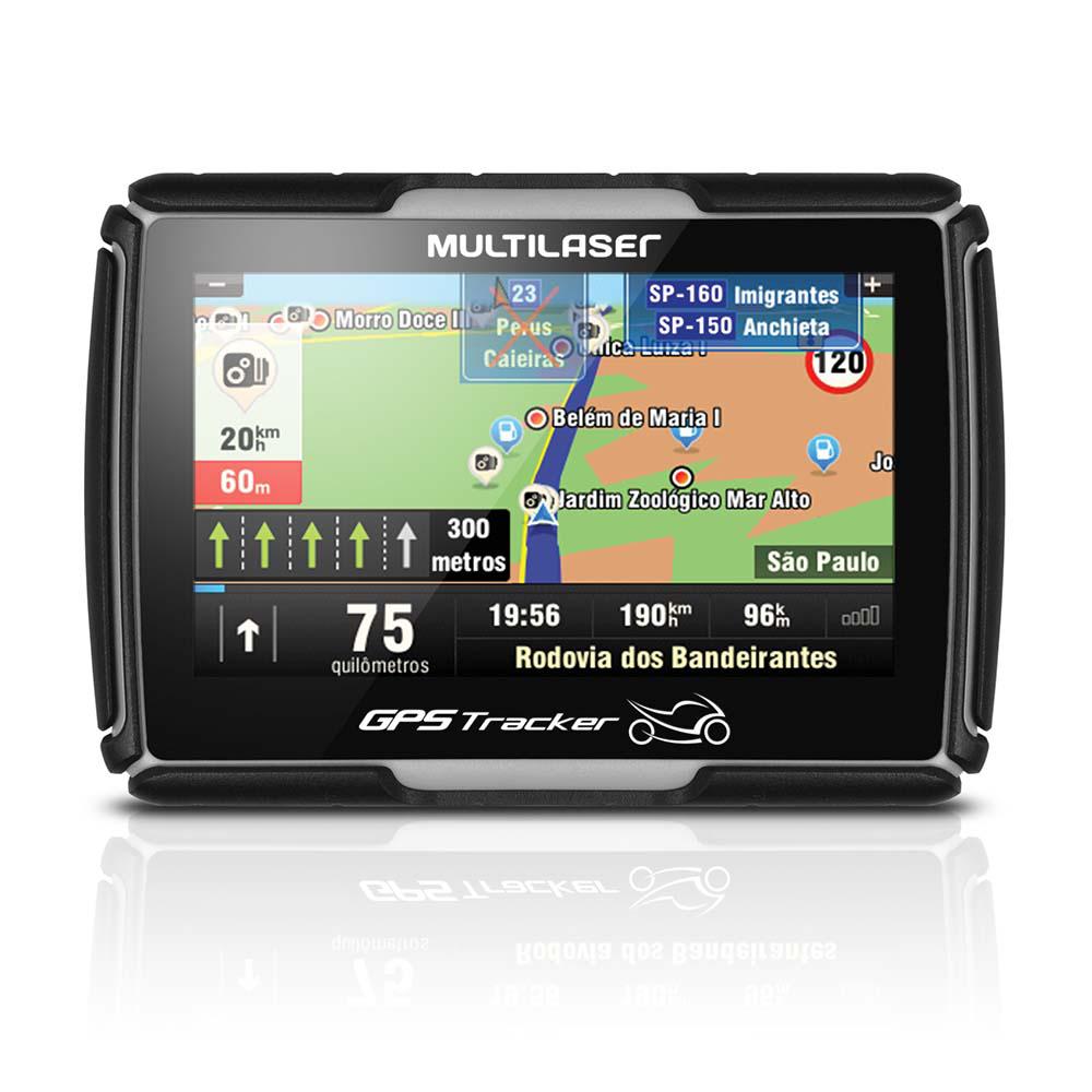 GPS PARA MOTO LCD 4,3 POL. TOUCH RESISTENTE AGUA CASE C/ CARREGADOR - GP040