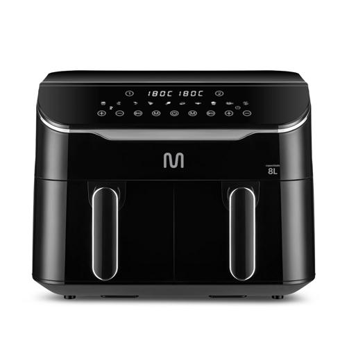 Air Fryer 8L Preta c/ 2 Gavetas 2500w-220v Multi - GO220