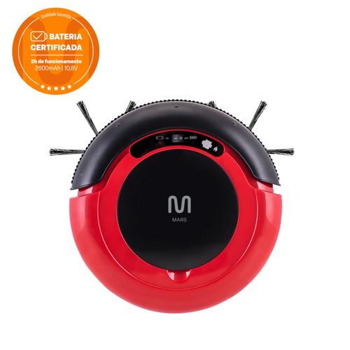 Aspirador de Pó Robô Mars Varre, Aspira e Passa Pano Bivolt e Bateria Recarregável Multi Home - HO400