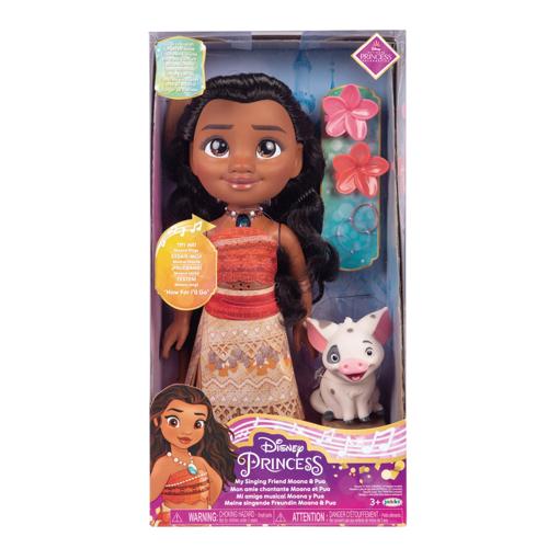 Boneca Princesas da Disney Multikids Moana musical com luz som e acessórios - BR1936