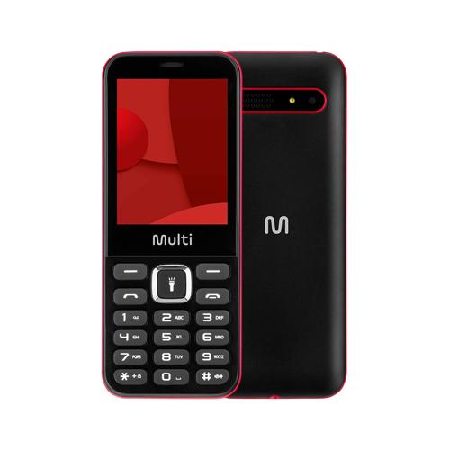 Celular Multi Up Max 2G Tela 2,8&#34; Dual Chip + Rádio FM + MP3 + Bluetooth + Câmera Preto - P9135