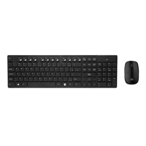 Kit Teclado e Mouse Sem Fio Flutuante Conexão USB, 1200 DPI Multi (Multilaser) - TC251