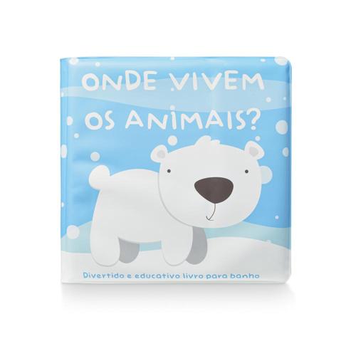 Livro de Banho Onde Vivem os Animais Multicolor +4m Multikids Baby - BB1138