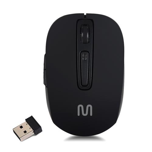 Mouse Sem Fio Multi (Multilaser) Wave Recarregável Bateria de Litío e Compacto - MO277