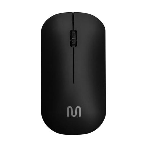 Mouse Sem Fio Slim Box Conexão Usb 1200dpi 3 Botões Preto Multi (Multilaser) - MO307