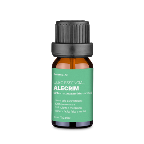 Óleo Essencial De Alecrim 10ml - 100% Puro e Natural - Multi Saúde - HC123