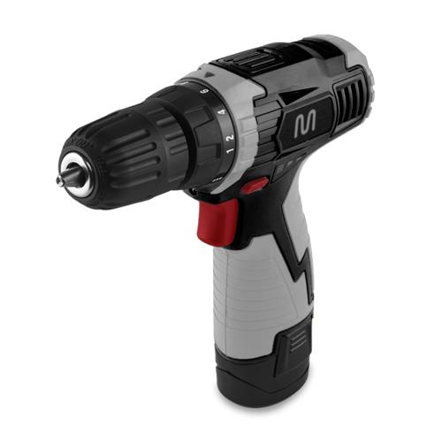 Parafusadeira e Furadeira 12v com 16 Níveis de Torque, 2 Sentidos de Giro Cinza Multi - FE032