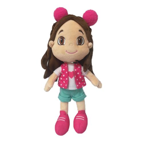 Pelúcia Maria Clara e JP - Maria Clara com Som 30cm Multikids - BR1638