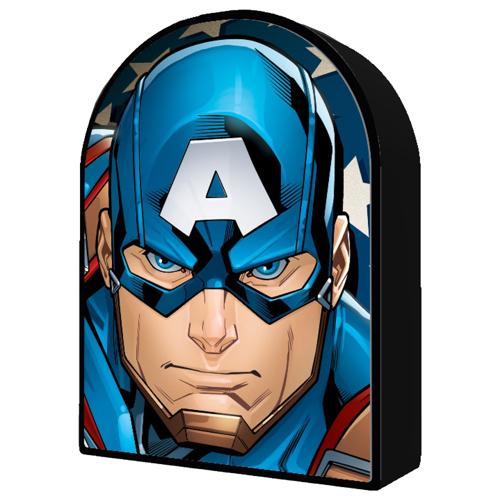Quebra-Cabeça 3D Capitão América Case de Metal 300 Peças Multikids - BR2130