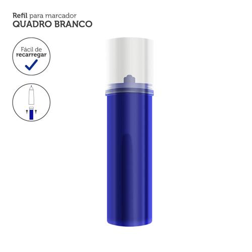 Refil Para Marcador de Quadro Branco Caixa Com 12 unidades Azul Keep - MR002