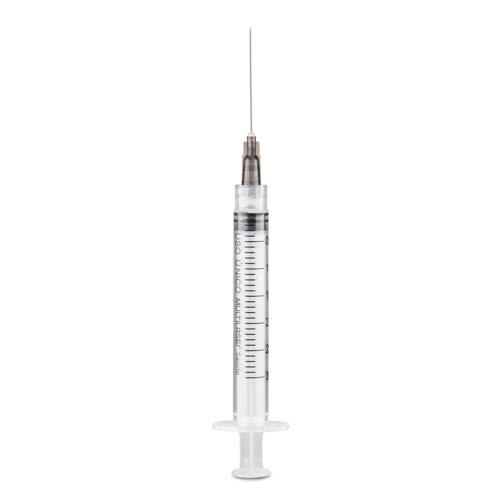Seringa Luer Lock 3ml com Agulha CX com 100 Uni. Multi Saúde - HC443