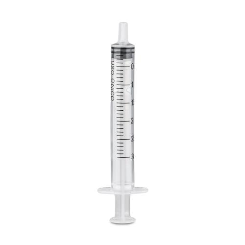 Seringa Luer Slip 3ml sem Agulha CX com 100 Uni. Multi Saúde - HC446