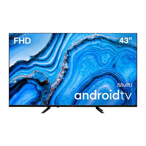Smart TV 43&#34; Multi Dled FHD Android 11 3 HDMI 2 USB - TL046M