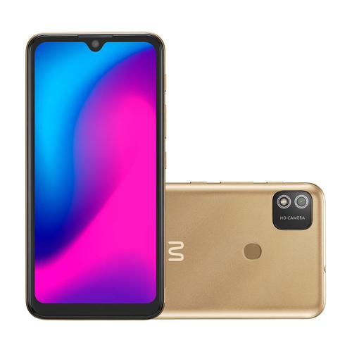 Smartphone Multilaser G 2 4G 32GB  Tela HD 6.1 pol. Dual Chip 2GB RAM Câmera 8MP + 5MP Android 11 - Dourado - P9155