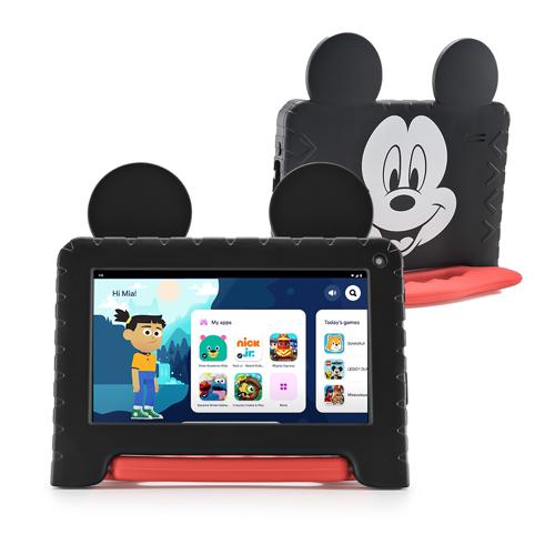 Tablet Infantil Mickey 4GB RAM + 64GB 7 pol Android 13 Quad Core Multi - NB413