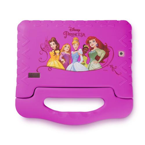 Tablet Multilaser Disney Princesas Plus 16GB Tela 7 Pol. Quad Core Dual Câmera Rosa - NB308