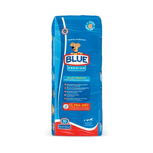 Tapete Higiênico para Cães Blue Premium 30 unidades - Tam 82x60cm
