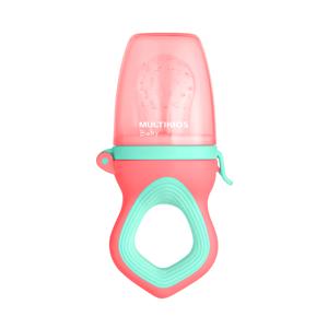 ALIMENTADOR COM TELA DE SILICONE FUNNY MEAL ROSA - BB1099  