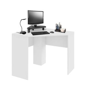 Mesa de Canto para Computador 90x90cm Branco Fosco - EI076
