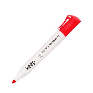 Pincel Marcador de Quadro Branco Easy Vermelho Caixa c/ 12un - Keep - MR008
