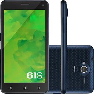 Smartphone Mirage 61S 3G Quadcore 1Gb Ram Dual Câmera 8Mp+5Mp Tela 5 Pol. Dual Chip Android 5.0 Azul - P9019