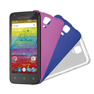 Smartphone Ms45S Teen Preto 3G Tela 4.5 Câmera 5Mp + 3Mp Quad Core 8Gb Android 6.0 - P9038