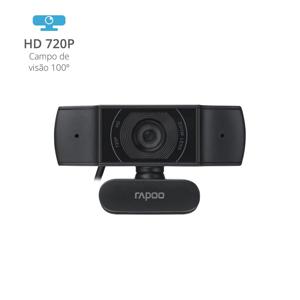 RAPOO WEBCAM HD 720P MIC SEM RUIDO 5 ANOS DE GARANTIA C200 - RA015