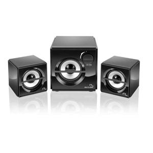 CAIXA DE SOM 2.1 10W RMS PRETO SUBWOOFER BOX USB - SP081
