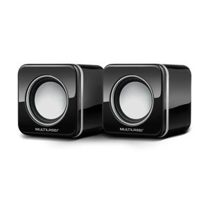 CAIXA DE SOM 2.0 4W RMS MINI BLACK PIANO USB - SP089