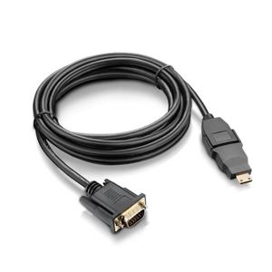 CABO HDMI - VGA 1.5M C/ ADAPTADOR MINI - WI269