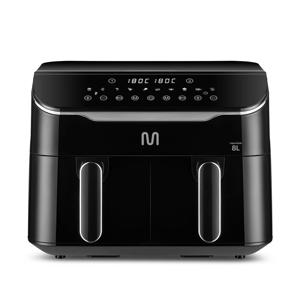 Air Fryer 8L Preta c/ 2 Gavetas 1800w-127v Multi - GO219
