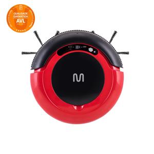 Aspirador de Pó Robô Mars Varre + Aspira + Passa Pano Bivolt com 30W e Bateria Recarregável , Vermelho/Preto Multi - HO041