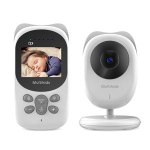 Babá Eletrônica Sem fio Multikids Conexão FHSS , Tela LCD 2,4  Bivolt - BB1245