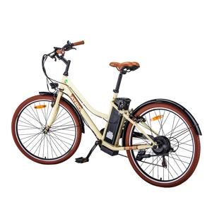 Bicicleta Elétrica Miami Aro 26 Retrô 350W 7.8Ah 6V Shimano Atrio - BI208M