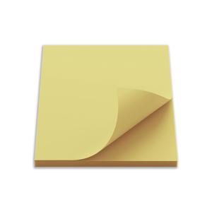 Bloco Adesivo 75x75mm Amarelo com 100 Folhas Keep - EI018