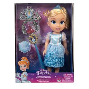 Boneca Princesas da Disney Multikids Cinderela com varinha e tiara - BR1926