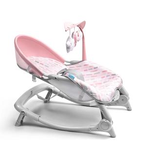 Cadeirinha de balanço para bebê Multikids Spice dobrável Rosa - BB293