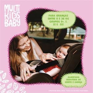 Cadeira para Auto Orion 0-36kgs Preta Multikids Baby - BB438